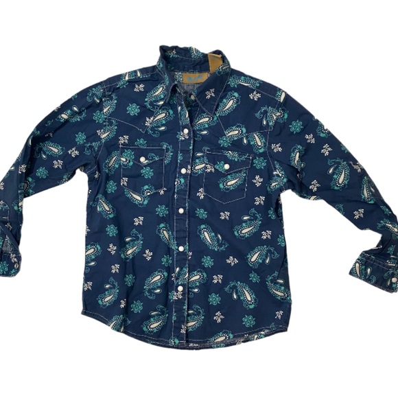 Wrangler Other - Wrangler-Vintage little CowBoy button up. Like New